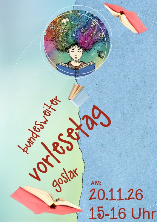 Flyer 1. Seite - Bundesweiter Vorlesetag 2026